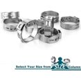 50 Pack 3/4 Inch Pex Cinch Clamps, Stainless Steel Cinch Crimp Rings