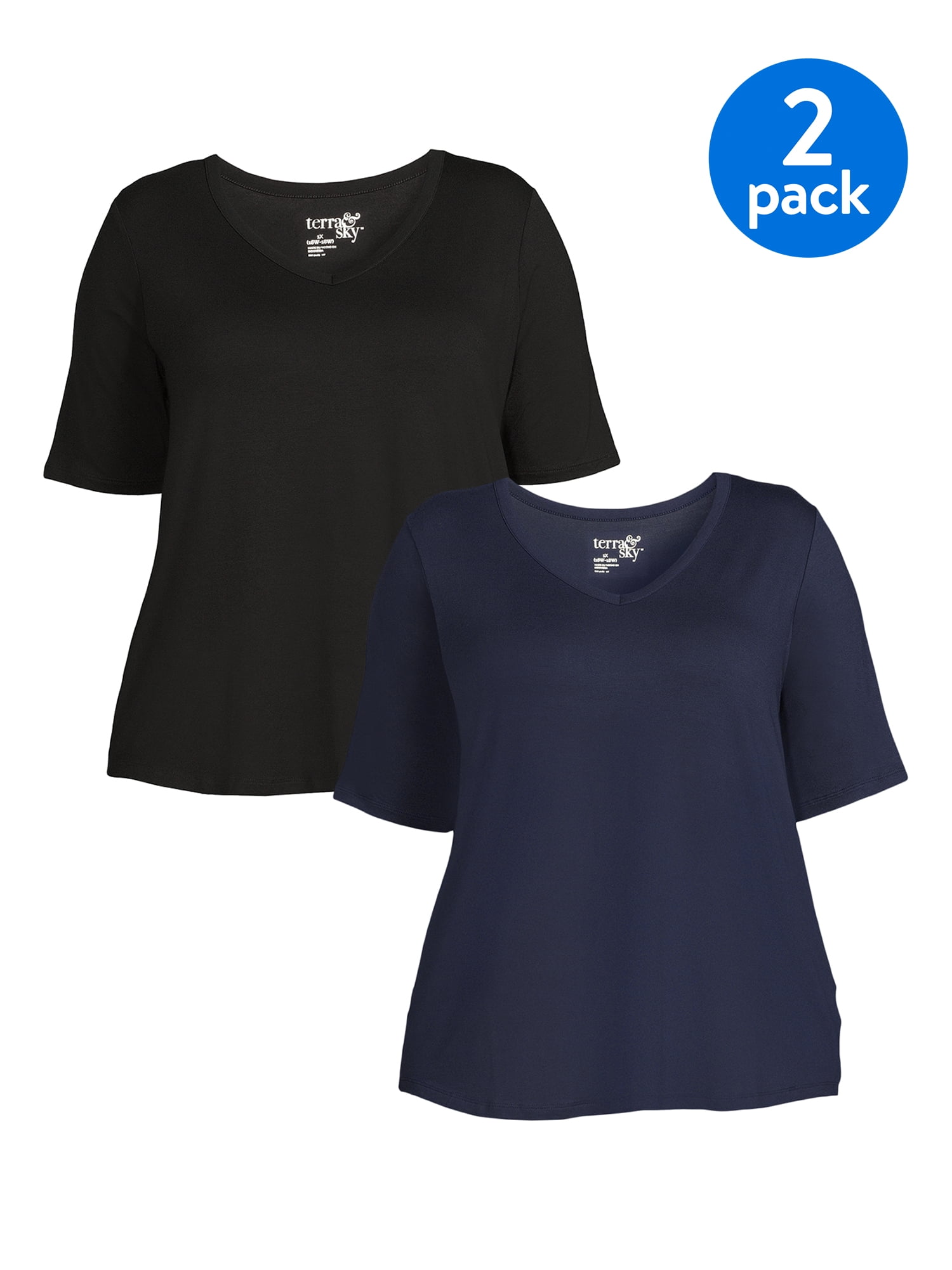 Elbow sleeve t shirt plus size Clearance