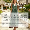 thumbnail image 3 of Morttic Women's Leopard Print Sleeveless V-Neck Maxi Dress – Boho Flowy Beach Long Dress, Summer Resort & Vacation Wear Blue，L, 3 of 3