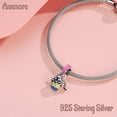thumbnail image 6 of 925 Sterling Silver Charm for Bracelets Women Easter Rabbit & Egg Dangle Charms Necklace Gifts, 6 of 7