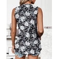 thumbnail image 2 of Women's Round Neck Printed Vest T-Shirt Top, 2 of 2