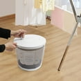 thumbnail image 3 of Portable Washer Machine, 2 in 1 Manual Washing Machine & Dryer with 4.4 LBS Washing Capacity, 40-50% Dehydration Rate, Portable Clothes Washing Machines, Compact Outdoor Washer Spin Dryer Grey, 3 of 20
