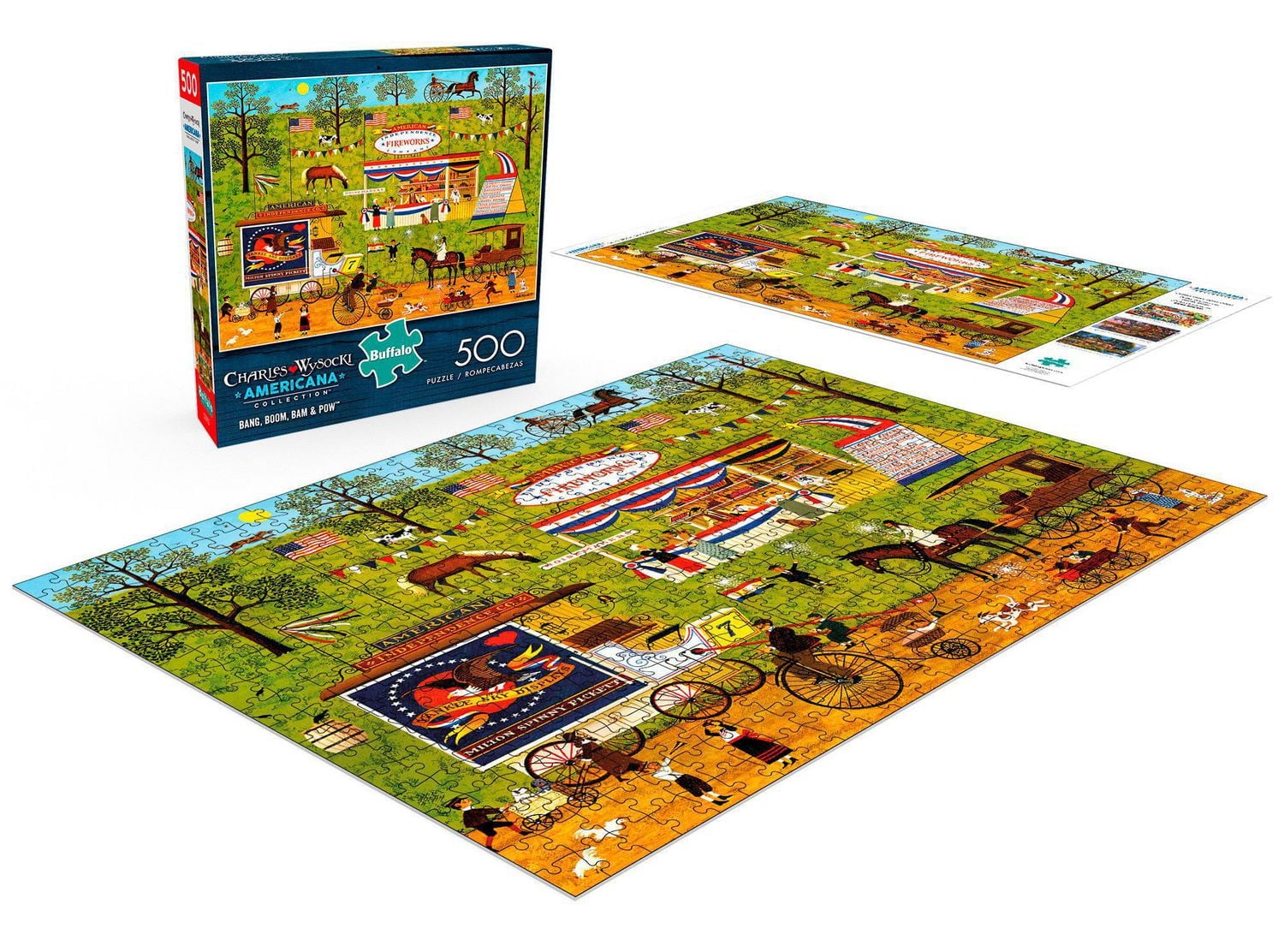Buffalo Games - Le puzzle Americana - Bang, Boom, Bam & Pow - en 500 pièces