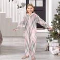 thumbnail image 6 of Vzayyk 4T-14Y Size Aviliable Cozy One-Piece Footless Sleeper Pajama Ttartan Plaid, 6 of 8