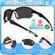thumbnail image 4 of Pack de 4 Gafas de Sol Deportivas Polarizadas, Diseño Semi-Montura, Ultraligeras con Almohadillas Antideslizantes, para Ciclismo y Running, 4 of 6
