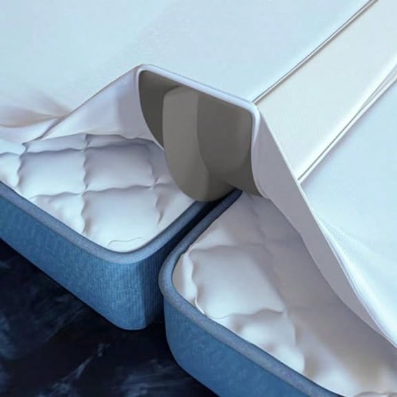 2in1 Bed Bridge Twin To King With Attached Sheet Bed Gap Filler Twin To King Bed Converter Patent Pending
