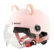 thumbnail image 3 of Casco abierto con visera solar, accesorio de moda, casco de motocicleta, medio casco para Rosa, 3 of 9