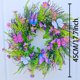 thumbnail image 4 of Xihbxyly Corona de Flores, Guirnalda Decorativa Vibrante, Decoración Floral para Puerta Que No Requiere Mantenimiento, Diseño Flexible y Duradero para El Hogar, Bodas y Escaparates, Belleza y Calidez, 4 of 7