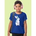 thumbnail image 2 of Bunny Watercolor Style T-Shirt Juniors -Image by Shutterstock,  Small, 2 of 4