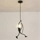 thumbnail image 3 of Vintage Iron Figurine Modern Art Chandelier LED Ceiling Lamp, 3 of 5