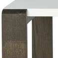 thumbnail image 5 of SAFAVIEH Bartholomew Scandinavian Lacquer Coffee Table White / Dark Brown, 5 of 5