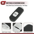 thumbnail image 4 of 2 Buttons Key Shell Case for Mazda CX-9 2007-2015 for Mazda 6 2005-2012 Keyless Entry Remote Key Fob Replacement Case, 4 of 7