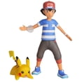 thumbnail image 1 of Pokemon - 4.5" Ash with 2" Pikachu Battle Action Figure, 1 of 4