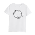 thumbnail image 3 of Camiseta de mujer traje de verano trajes casuales femeninos ropa de moda manga corta M, 3 of 7
