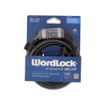 thumbnail image 2 of WordLock Resettable 10 mm x 5', 4-Dial Combination Cable Lock, Black, 2 of 2