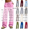 thumbnail image 3 of Oksale Womens Tall Sweatpants Soft Comfy Straight Leg Sweat Pants with Pockets Casual Drawstring High Waisted Trousers Active Outdoor Khaki M, 3 of 9