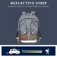 thumbnail image 5 of FORMRS Unisex School Backpack 17" Student Travel Bag with Laptop Compartment, Gray Cute Cat, 5 of 7