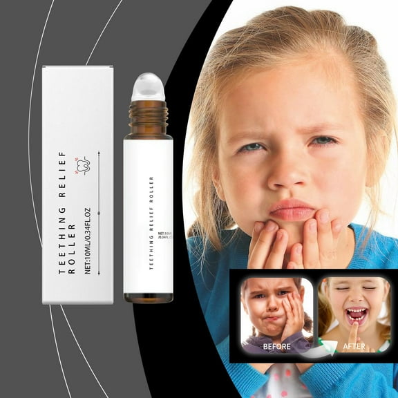 Alaparte Teething Relief Roller Natural Care for Babies Easy-to-Apply Oil Roller Soothes Dental Discomfort Safe and Gentle Design for Daily Use 10ml