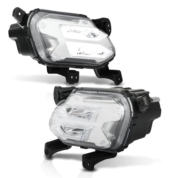 Pair Fog Lights Front LED Daytime Running Light Lamps Fit for 2021-2022 Kia Sorento