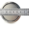 thumbnail image 4 of Neodymium magnet 140 kg force diameter 60 mm, magnets with powerful lifting rings for industry and science, magnetic fishing, 4 of 5