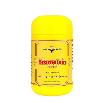 Bromelain Supplement: 2400 GDU Bromelain Powder Cooking, 4 oz (113 Grams)