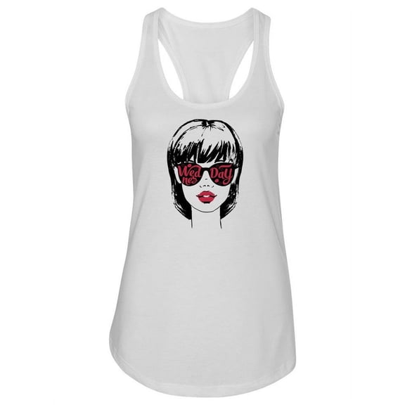 Women With Wednesday Sunglasses. Tank Women -Image by Shutterstock, Female x-Small