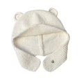 thumbnail image 3 of Gorro de punto Yinane con orejas de oso Gris, 3 of 5