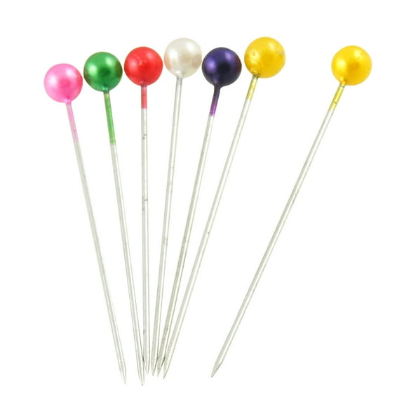 Uxcell Assorted Color 1.38" Length Ball Straight Pins  88 Pcs