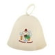 thumbnail image 2 of 2x Sombrero de sauna ucraniano decorativo sombrero de hombres y mujeres Accesorios de sauna para mujeres, fieltro natural Gloria Gorro Sauna Gorro Banya, 2 of 8