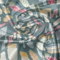 thumbnail image 5 of Ambesonne Kitchen Valance Pack of 2, Cooking Utensils Dishes Art, 42"X18", Multicolor, 5 of 5