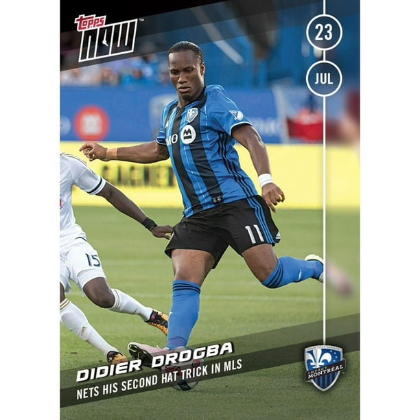 MLS Montreal Impact Didier Drogba 8 Topps Maintenant Carte à Échanger