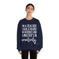 thumbnail image 4 of Funny Saying Teacher Learning School Sarcastic Teac Gildan 18000 Sweatshirt, 4 of 4