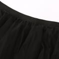 thumbnail image 5 of MIXUE Skirts For Women Summer Solid Color Elastic High Waist Ruffled A Line Wedding Tutu Maxi Skirt Beachwear,Black,L, 5 of 7
