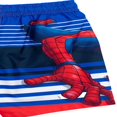 thumbnail image 2 of Marvel Spider-Man Big Boys Swim Trunks Bathing Suit Blue 14-16, 2 of 5