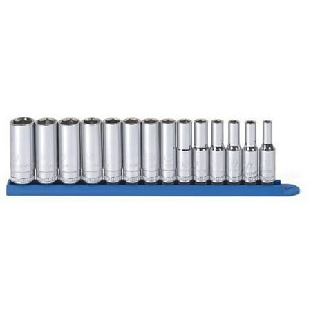 

GearWrench 80554 14-Piece 3/8 in. Drive 6-Point Metric Deep Socket Set