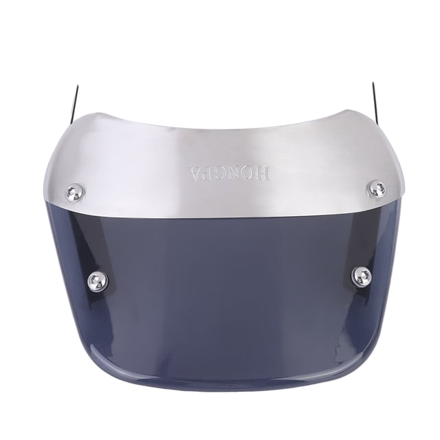 Parabrisas de Motocicleta KIMISS Parabrisas Delantero Universal Retro Redondo de Carenado para Faros Delanteros de 5-7 Pulgadas ANGGREK Otros