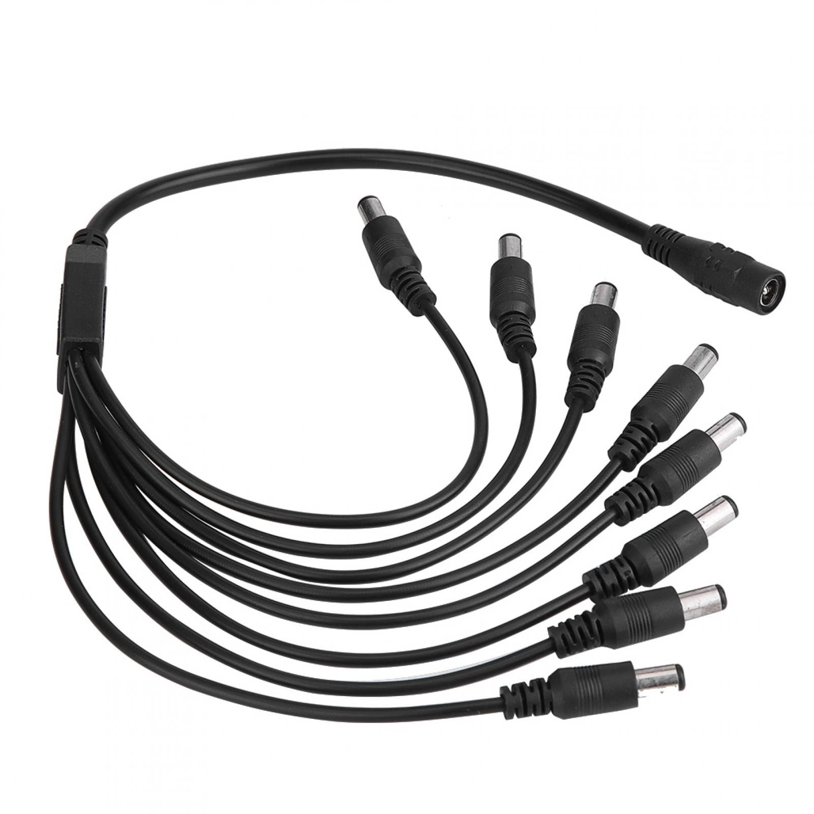 Power Cord Splitter, Adapter Cable Splitter, Compatible With 12V DC Components For LED Light
