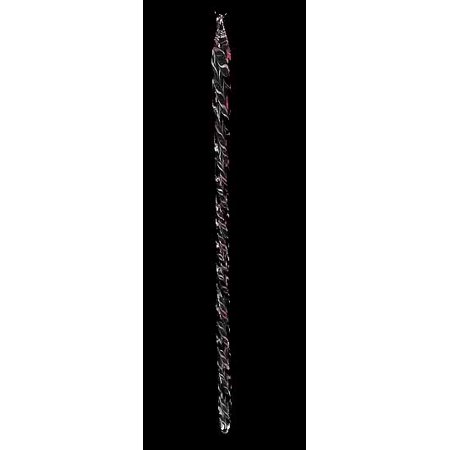 Club Pack of 72 Ice Palace Clear Twisted Glass Icicle Christmas Ornaments 7.5