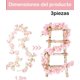 thumbnail image 2 of Flor De Cerezo Artificial, Decoracion Japonesa, 3 Enredaderas para Bodas, Decoracion De Hogar Y Jardin, Flores Artificiales Decoracion, 2 of 4
