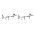 thumbnail image 4 of Transemion Support d'Ustensiles de Cuisine Gain de Place pour Rangement Organisé Argent Double Poteau+30cm+4 2ensemble, 4 of 6