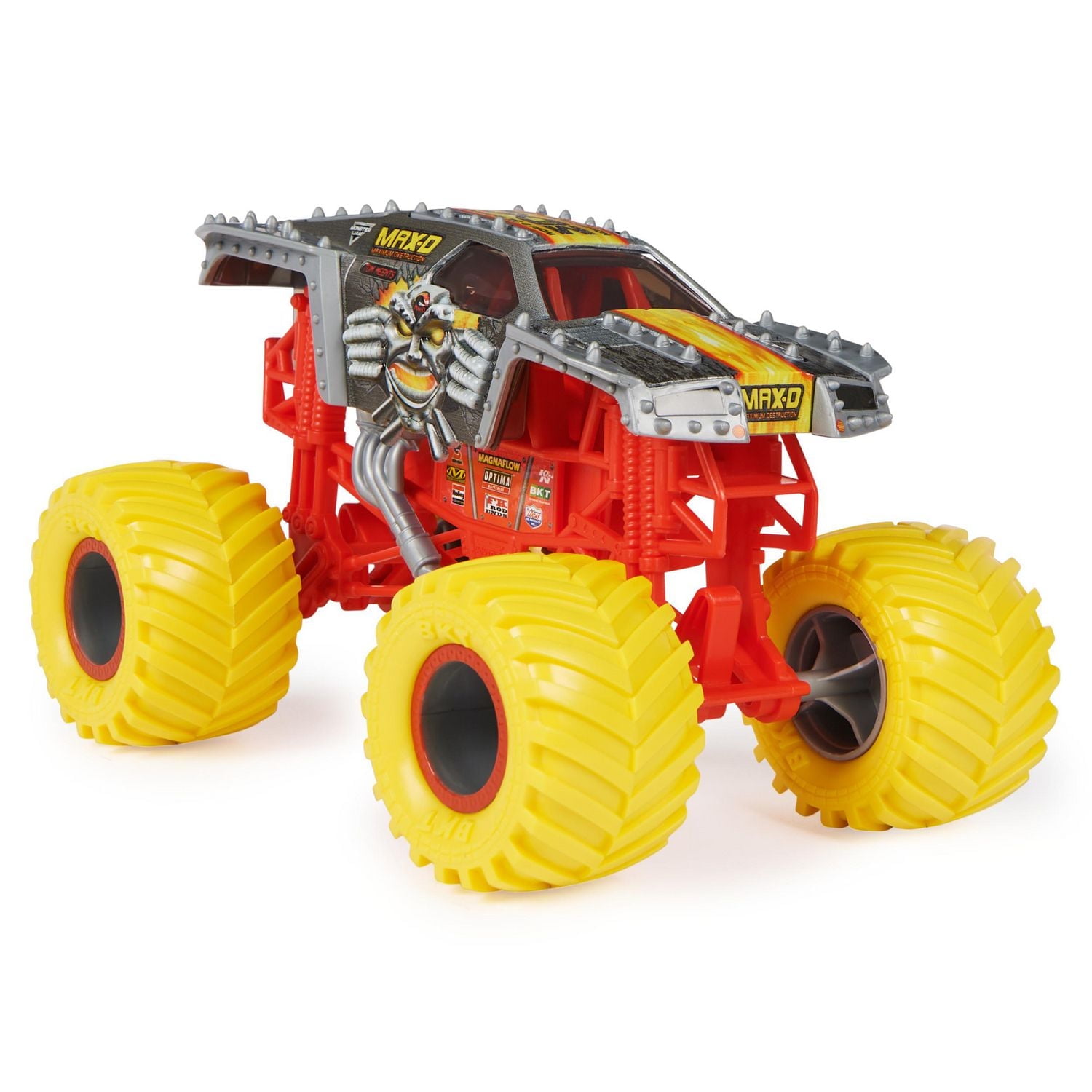 Monster Jam, Official Max-D Monster Truck, Collector Die-Cast Vehicle, 1:24 Scale, Kids Toys for Boys and Girls Ages 3 and up