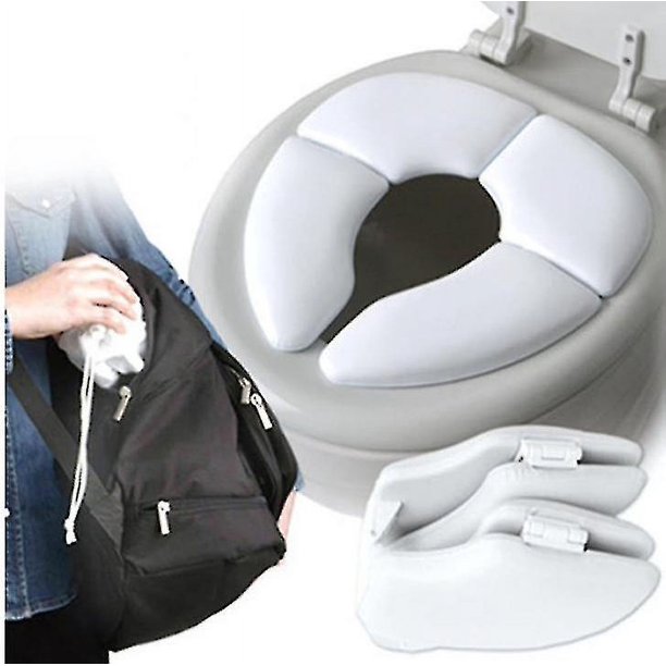 Asiento de entrenamiento para ir al baño para niños - Asiento de inodoro plegable y portátil para niños y niñas - Asiento de inodoro para bebé cómodo y antideslizante con una práct