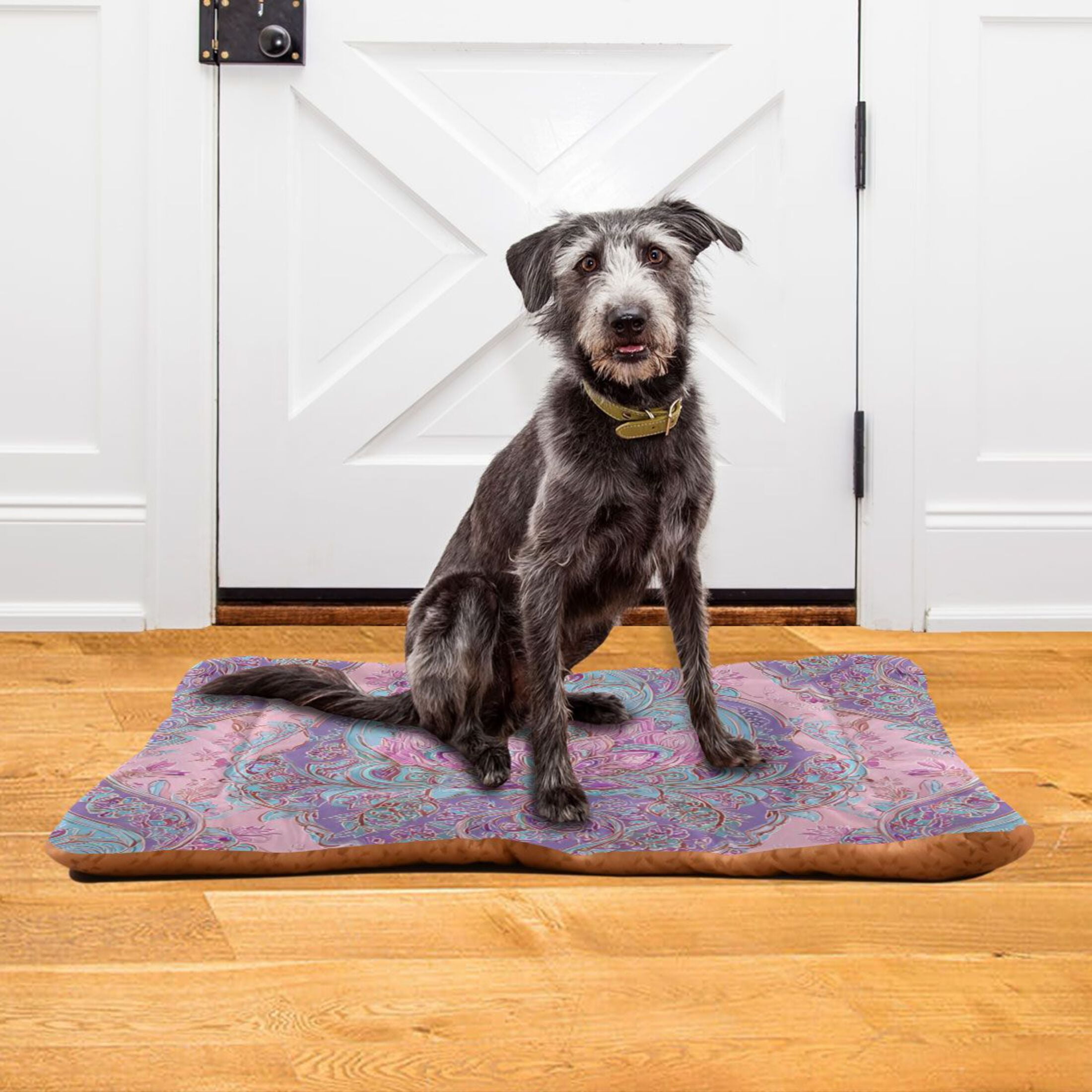 Cozy Mat Pet Bed Indoor Outdoor Warm Soft For Cat Dog Puppy(S/M) Intricate Design