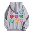 thumbnail image 4 of WILLBEST Sudadera con Capucha para Mujer, Estilo Casual, Ideal para El Día de San Valentín Sudadera Estampada con Capucha, Estilo Holgado Mediana, 4 of 4