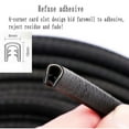 thumbnail image 2 of 1x 5M Car Door Anti-Collision Strip PVC U-Shaped Skeleton for Edge Sealing Strip, 2 of 9