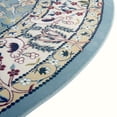 thumbnail image 5 of Rugs.com Rabia Collection Rug – 5' 3 x 8' Oval Blue Low Rug Perfect For Living Rooms, Large Dining Rooms, Open Floorplans, 5 of 9