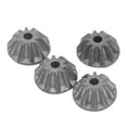 4Pcs Zinc Alloy 10T Pinion Gear Set Motor Pinion Gear Set for WLtoys