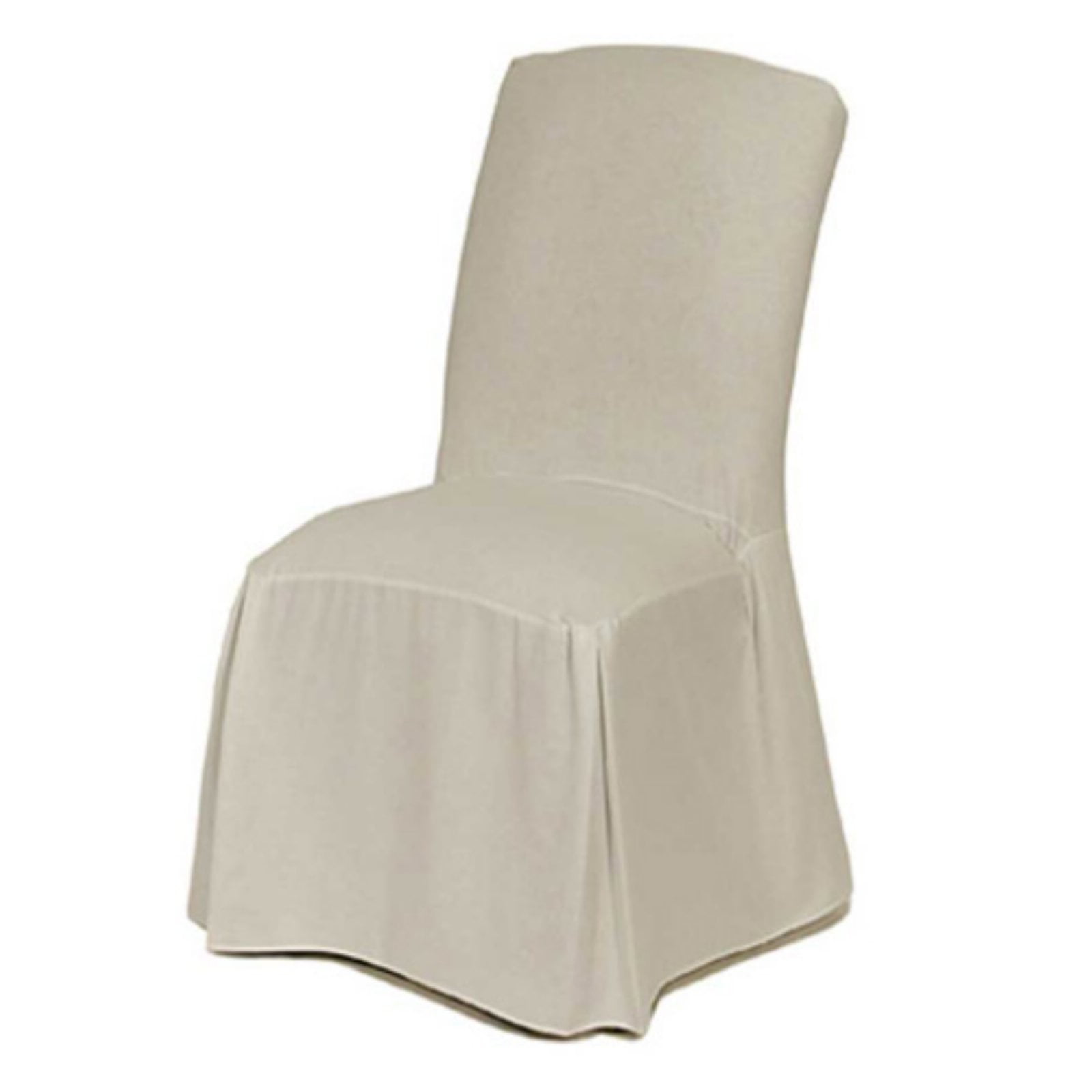Classic Slipcovers Cotton Duck Long Dining Chair Cover