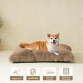 thumbnail image 3 of Reyox Large Dog Bed, 35 x 23 inch Fluffy Plush Dog Cage Bed, Washable Dog Mat with Non-Slip Bottom for Large and Medium Dogs,Khaki, 3 of 7