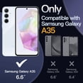 thumbnail image 2 of JETech 3 in 1 Case for Samsung Galaxy A35 5G, with 2-Pack Screen Protector, Tempered Glass Film, Shockproof Bumper Phone Protective Cover Clear Back (Clear), 2 of 6